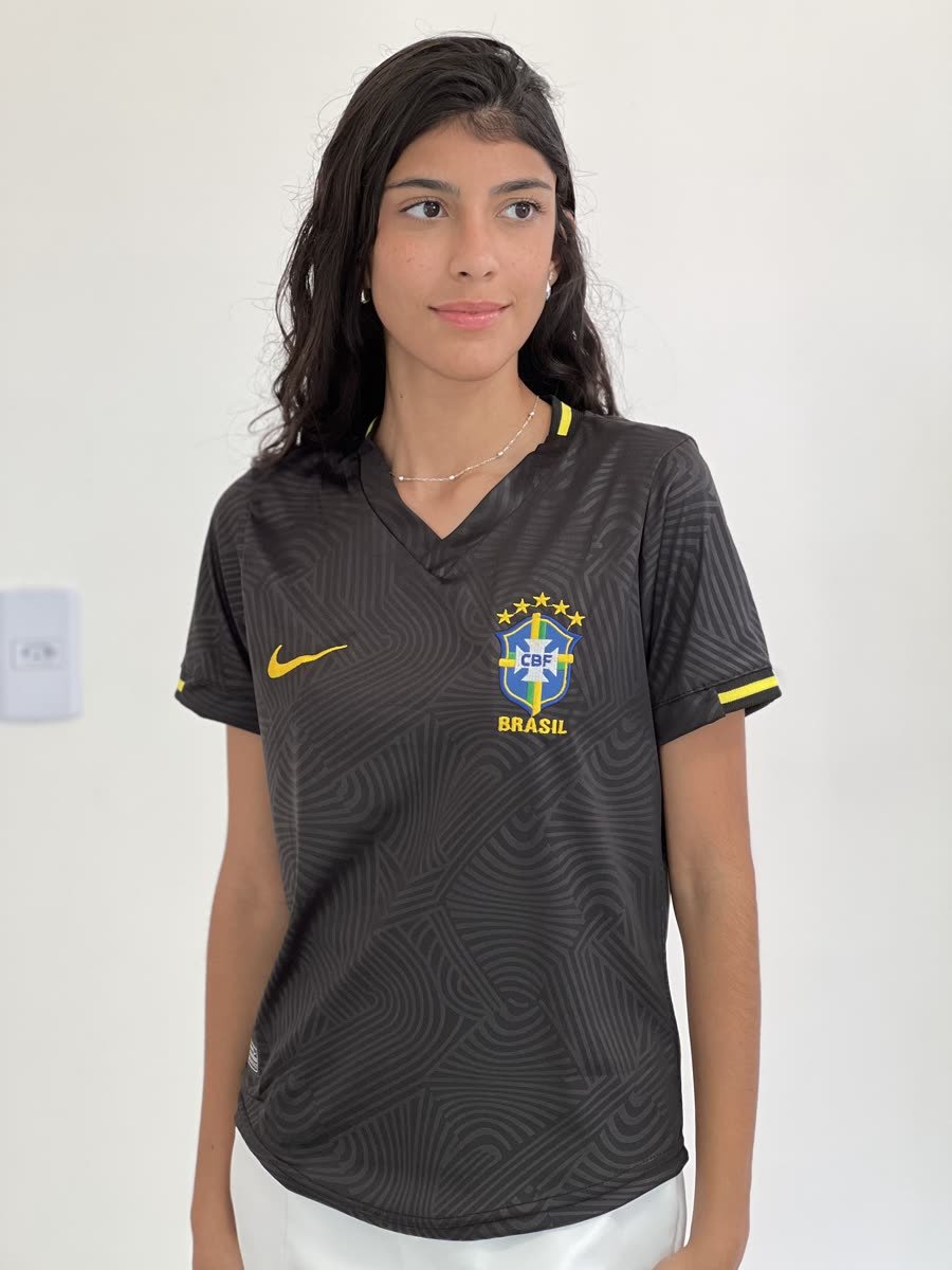 Camisa Feminina Nacional Preta