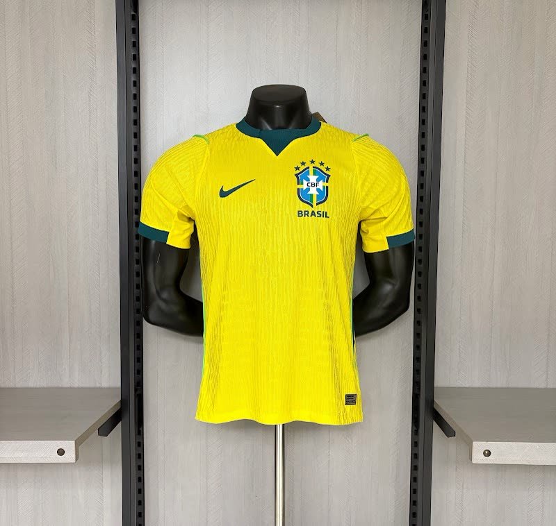 Camisa Tailandesa Jogador Masculino Amarela