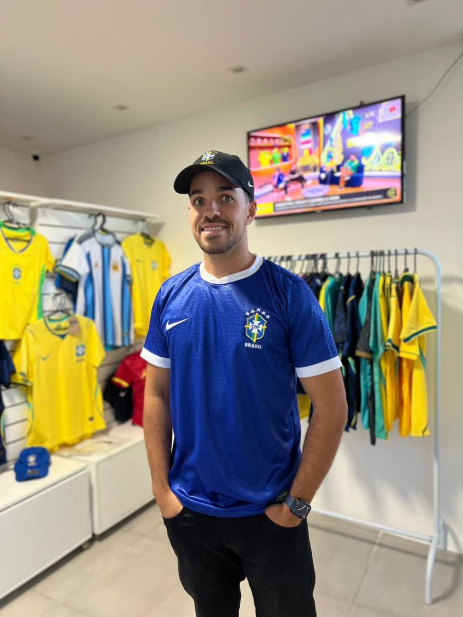 Camisa Nacional Seleção Brasileira — Premium — Masculino — Azul 2