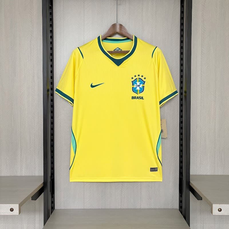 Camisa Tailandesa Torcedor Masculino Amarela